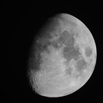 Moon: Waxing Gibbous by Marco Ciocca