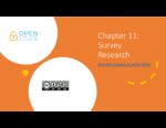 SWK 340: Chapter 11. Survey Research [Powerpoint] by Erin Stevenson