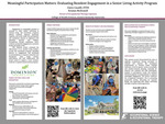 Meaningful Participation Matters: Evaluating Resident Engagement in a Senior Living Activity Program