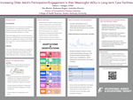Increasing Older Adult's Participation/Engagement in their Meaningful IADLs in Long-term Care Facilities