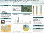 Activity of Sensitive Myotis Species Across a Fragmented Landscape Managed by the Kentucky Army National Guard by Carson McNamara