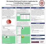 Developing Web-based Predictive Application for Crowdfunding Campaigns by David M. Cannon II, Ethen Holzapfel, and Alex Dixon