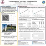 Estimating artificial roost use of Indiana bats using standardized guano surveys by Elizabeth P. Robinson